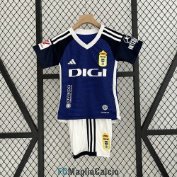 Maglia Real Oviedo Bambino Gara Home 2023/2024