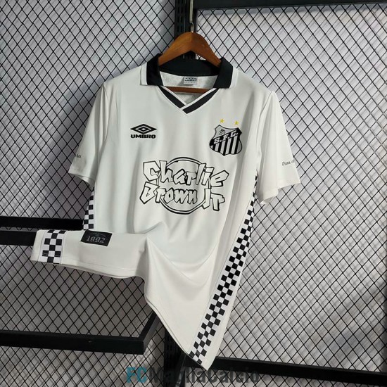 Maglia Santos FC Charlie Brown Jr Blanco 2022/2023