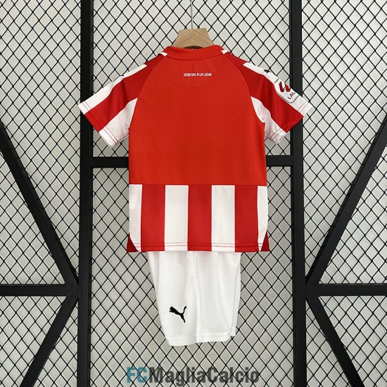 Maglia Sporting Gijon Bambino Gara Home 2023/2024