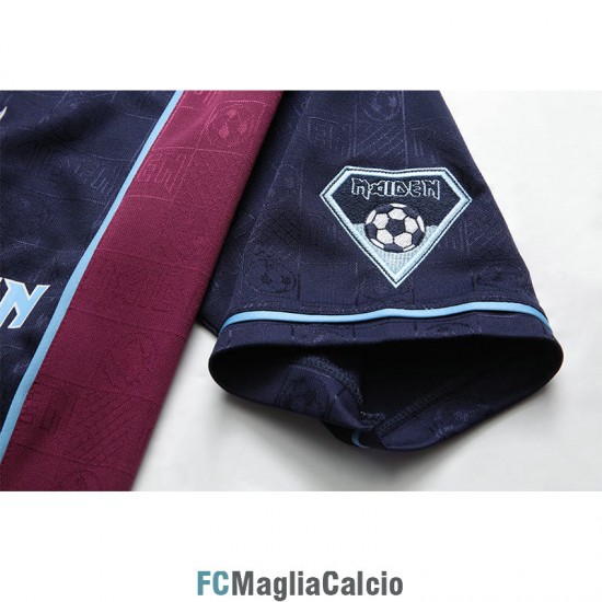 Maglia West Ham United x Iron Maiden Retro Blue 2011/2012