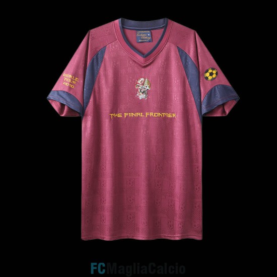 Maglia West Ham United x Iron Maiden Retro Red 2010/2011