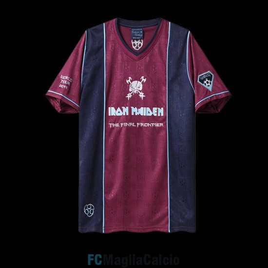 Maglia West Ham United x Iron Maiden Retro Red 2011/2012