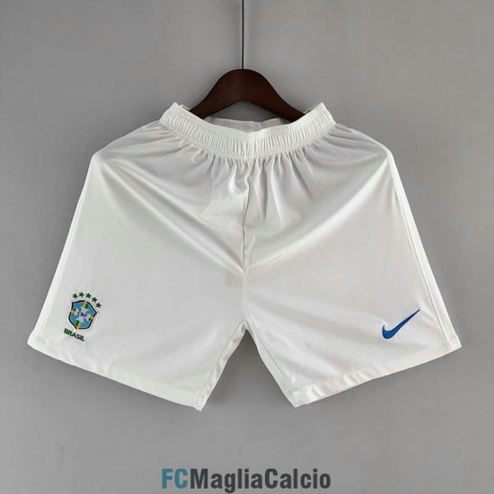 Pantalonicini Brasile Blanco I 2022/2023